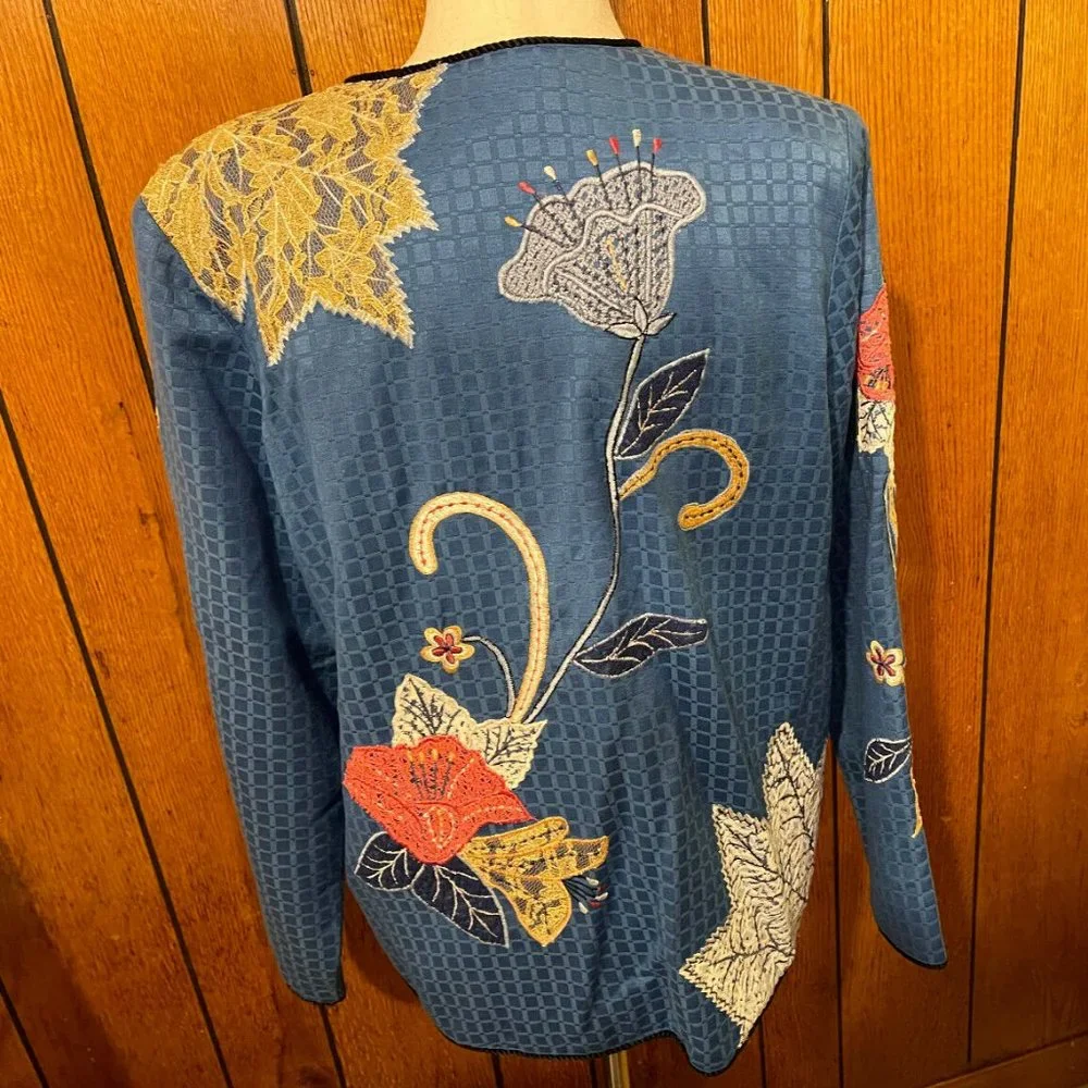 Indigo Moon - Size M - Ladies Dress Jacket - NEW - Picture 5 of 6